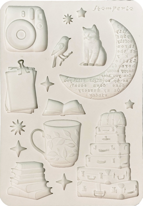 NEW Stamperia Secret Diary A5 Silicon Mould (KACMA605) 